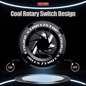 Rotary Push Start/Stop Button Cover