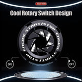 Rotary Push Start/Stop Button Cover